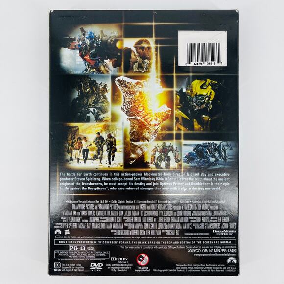 Transformers Revenge Of The Fallen Movie DVD - Good Used Condition - Picture 14 of 15